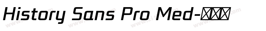 History Sans Pro Med字体转换